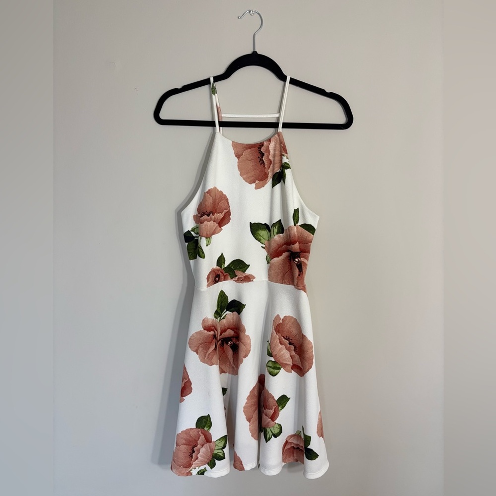Francesca's Collections Floral Print Dress